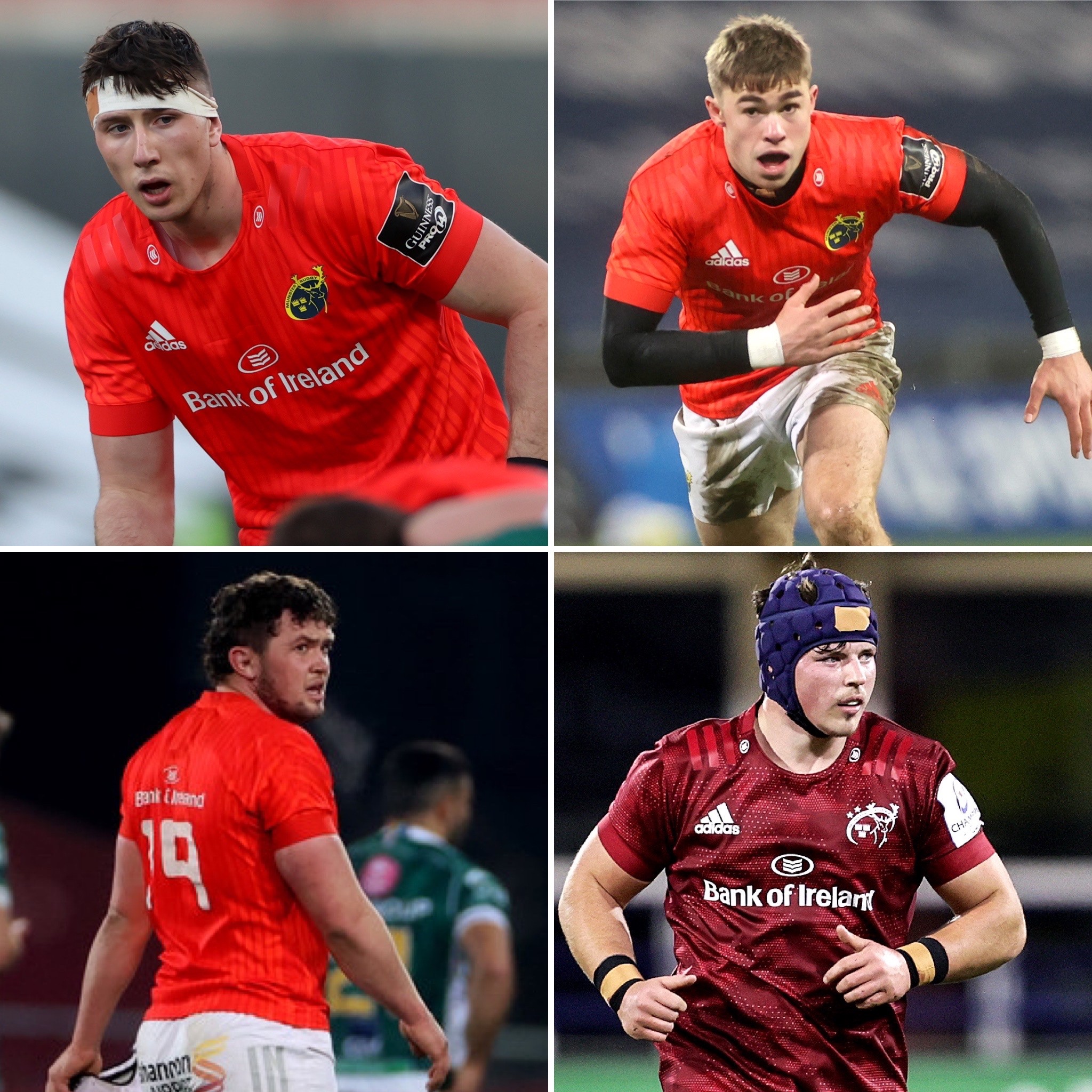 Thomas Ahern, Jack Crowley, Jack Daly and Josh Wycherley are being promoted to the senior squad. 