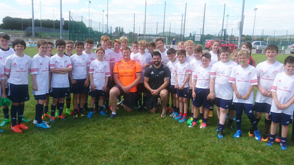 Stephen Archer and Kevin O'Byrne at Highfield RFC 