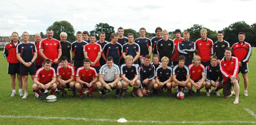Heading on tour to Cardiff with the Munster U20s Pictured with then Head Coach Ian Costello and Assistant Coach Anthony Foley.