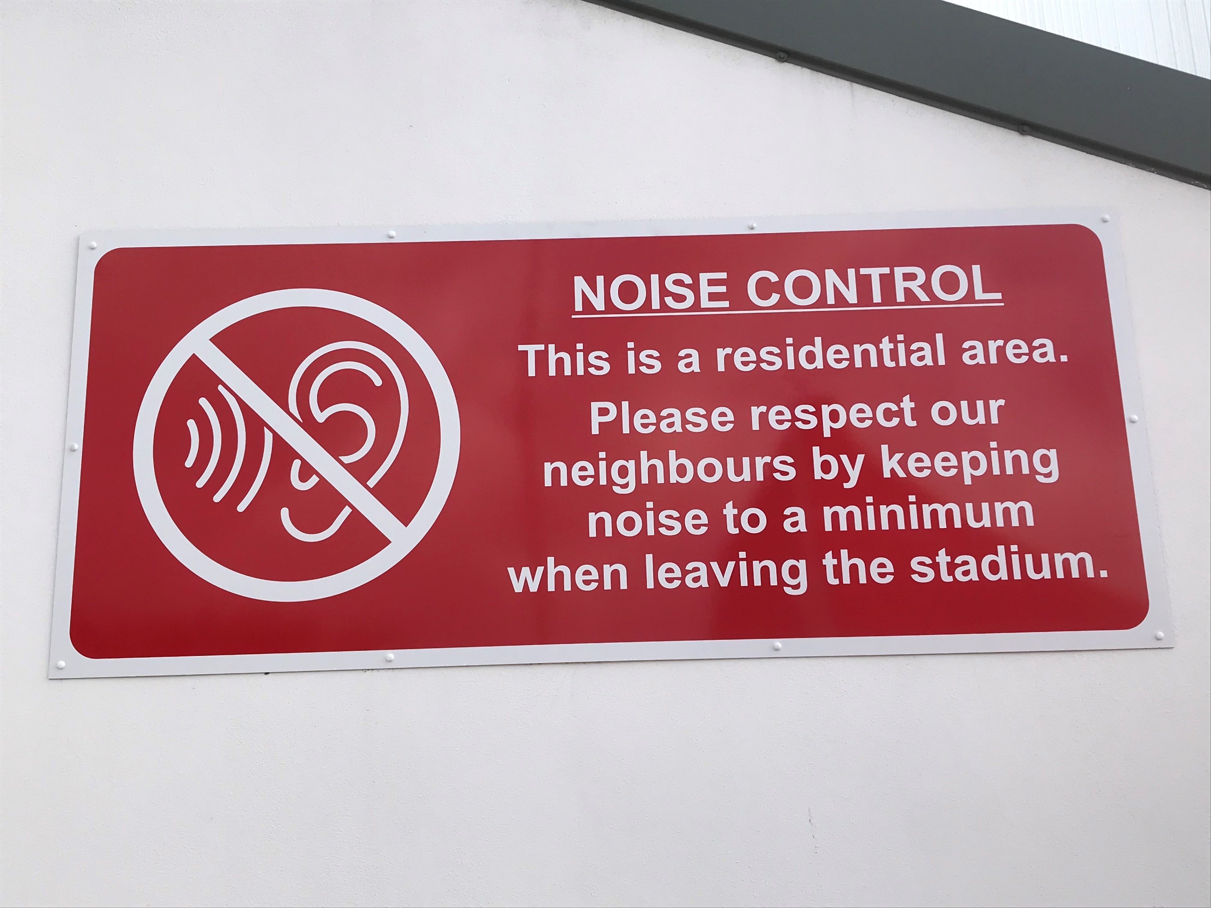 Irish Independent Park is located in a residential area, please respect the residents and the local community.