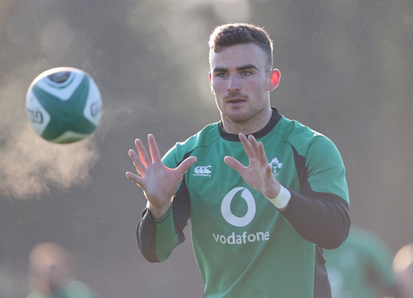 Shane Daly made his Ireland debut against Georgia. 