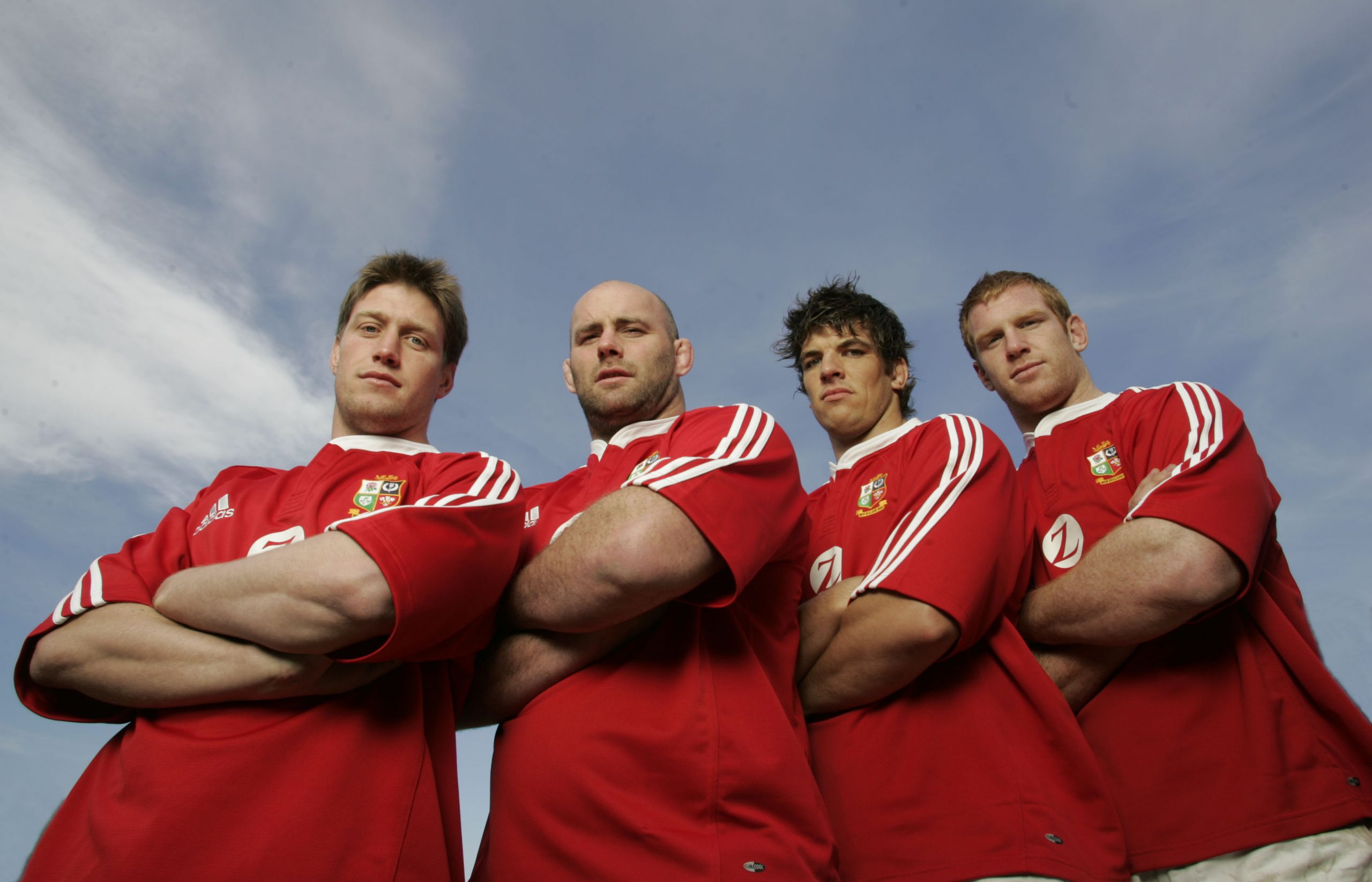 Munster's four Lions in 2005 - Ronan O'Gara, John Hayes, Donncha O'Callaghan and Paul O'Connell.