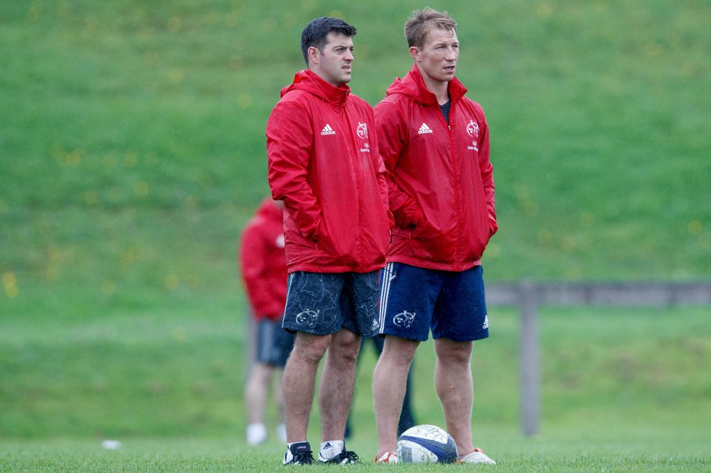 Performance Analyst George Murray and Scrum Coach Jerry Flannery.