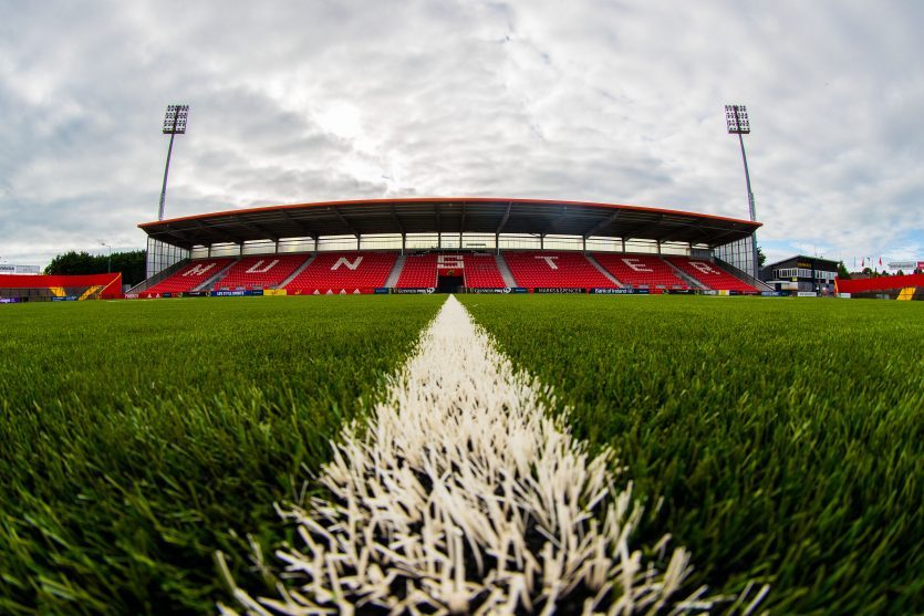 The new pitch at Irish Independent Park is currently bedding in. 