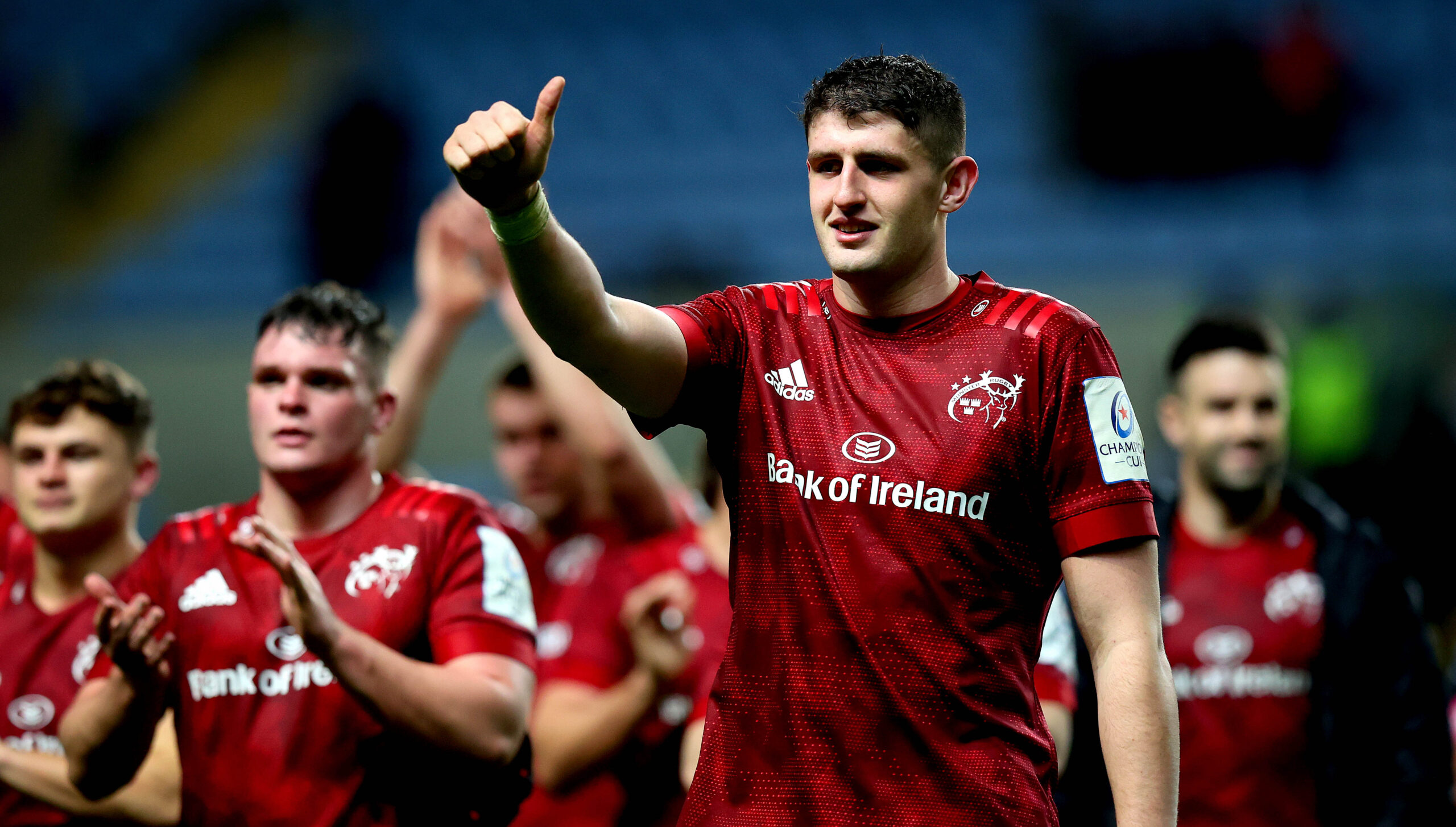 Eoin O'Connor following the victory over Wasps in December. 