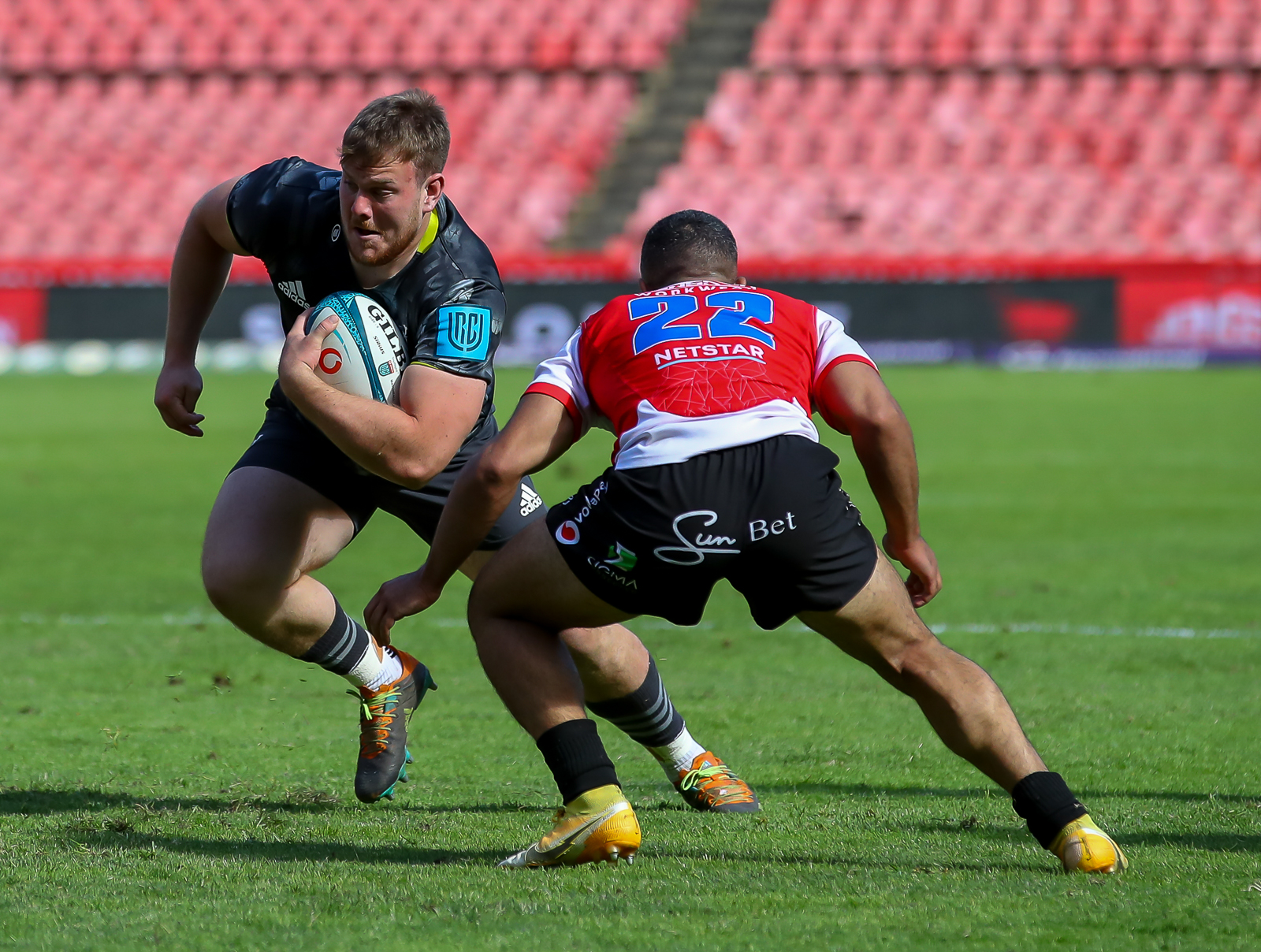 Scott Buckley in action for Munster in South Africa against the Emirates Lions. 