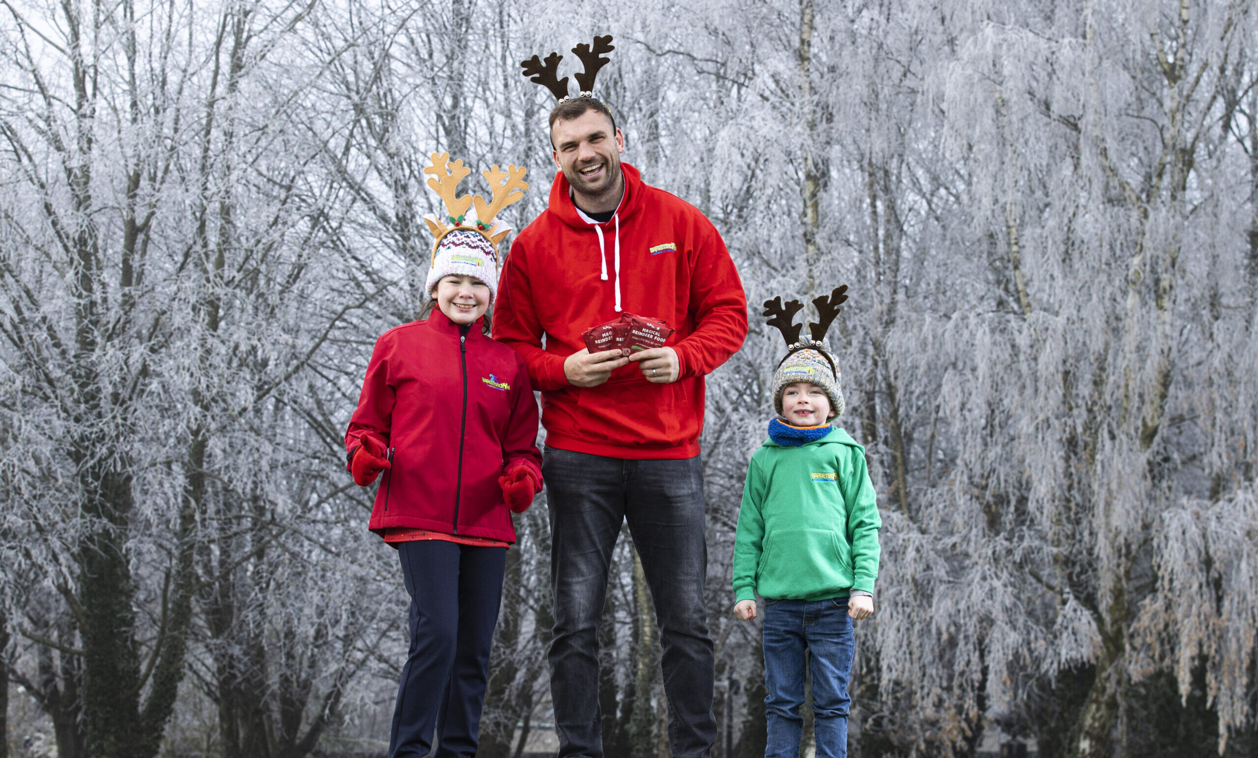 Tadhg Beirne helped Barretstown with their launch.