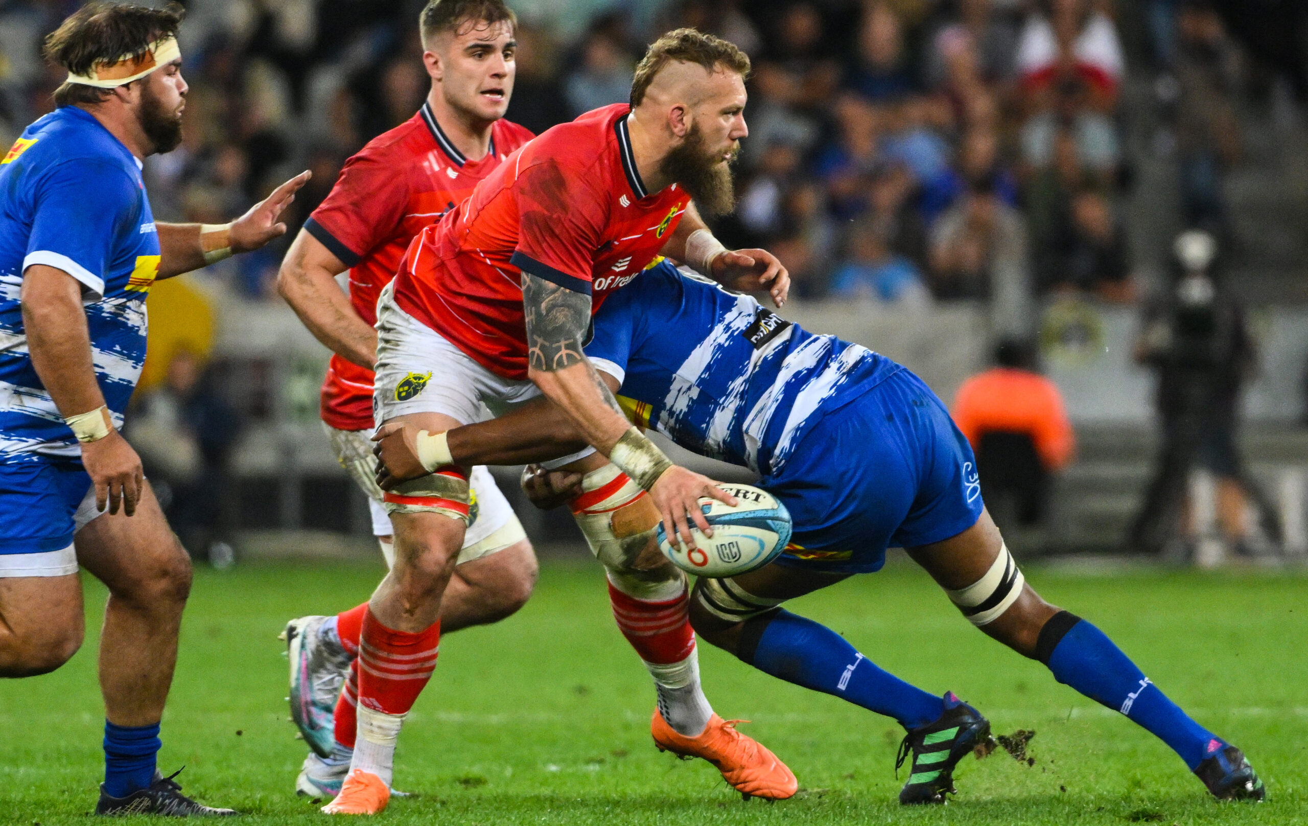 RG Snyman in action against Stormers. 