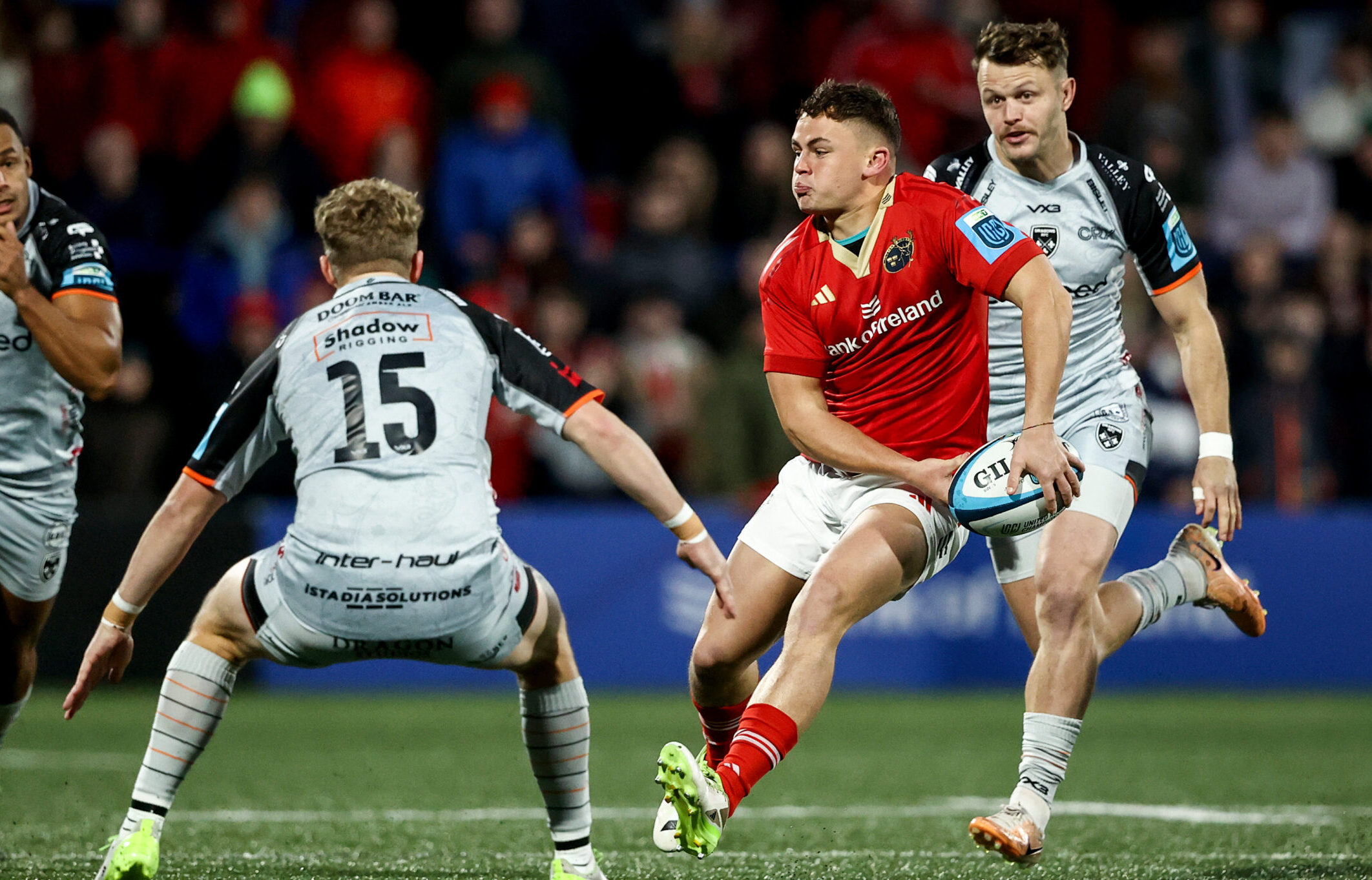 Tony Butler in action against Dragons.