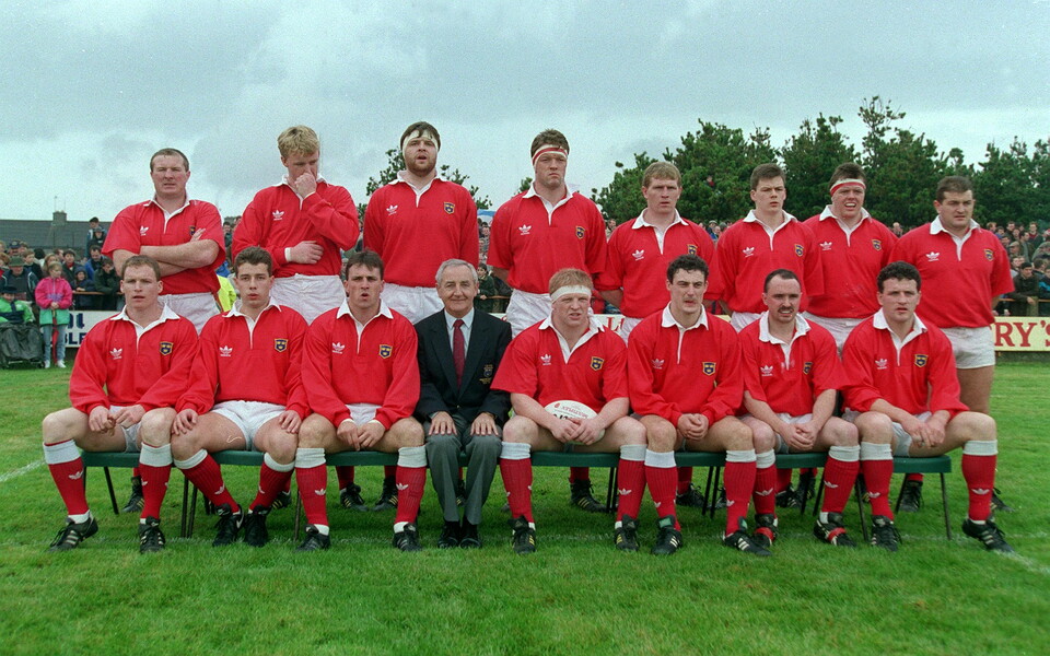 The Munster team which beat Australia in 1992