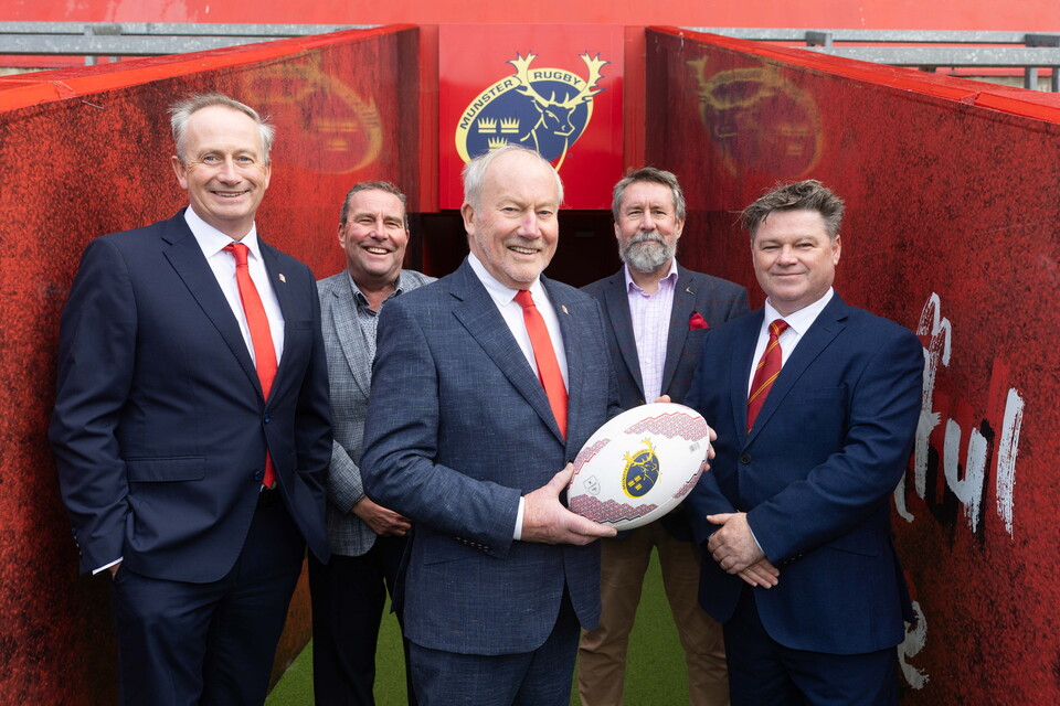 Members from Ei Electronics and Munster Rugby 