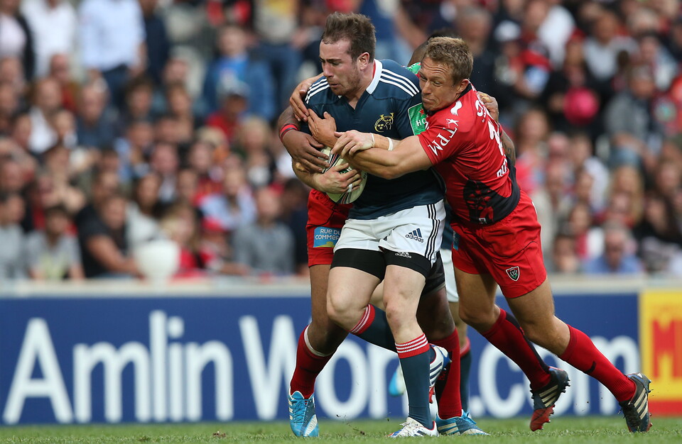 JJ Hanrahan against Toulon in the 2014 Heineken Cup semi-final