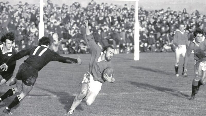 A picture from Munster's famous win over the All Blacks in 1978