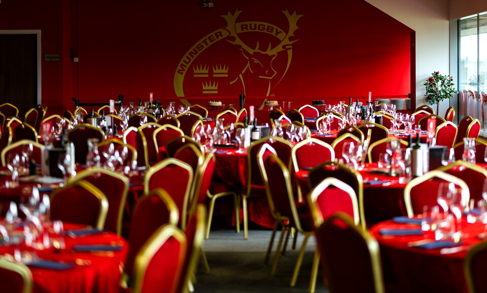 A view of the Thomond Suite in Thomond Park