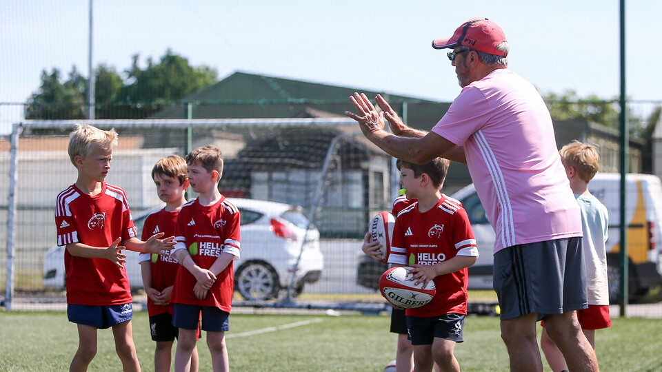 A view of a Munster Rugby Summer Camp at Highfield RFC