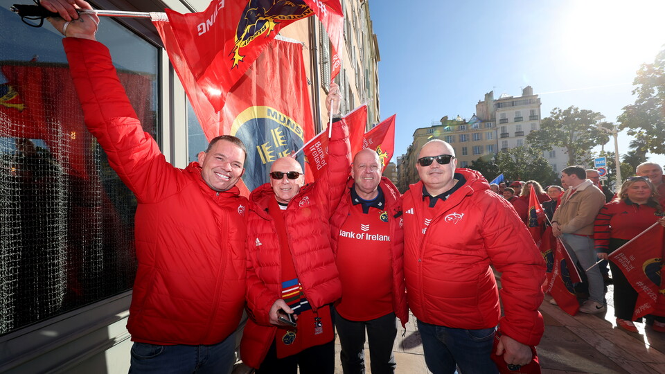 A view of Munster Supporters in Toulon