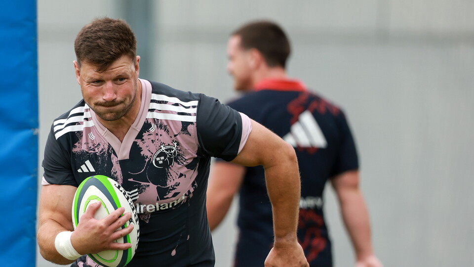 Fineen Wycherley will captain Munster against Leicester Tigers. 