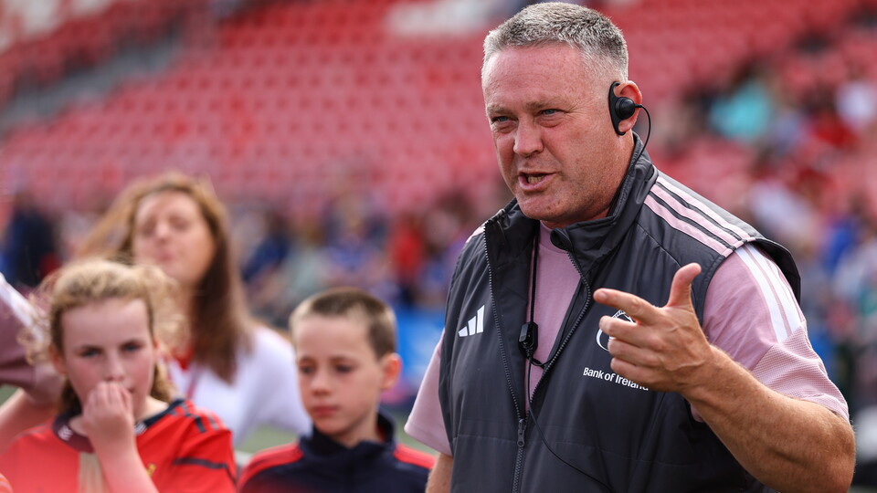 Munster Women's Head Coach Matt Brown