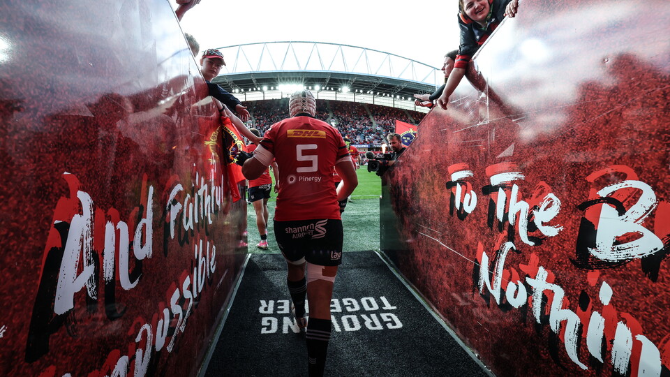Munster run out of tunnel