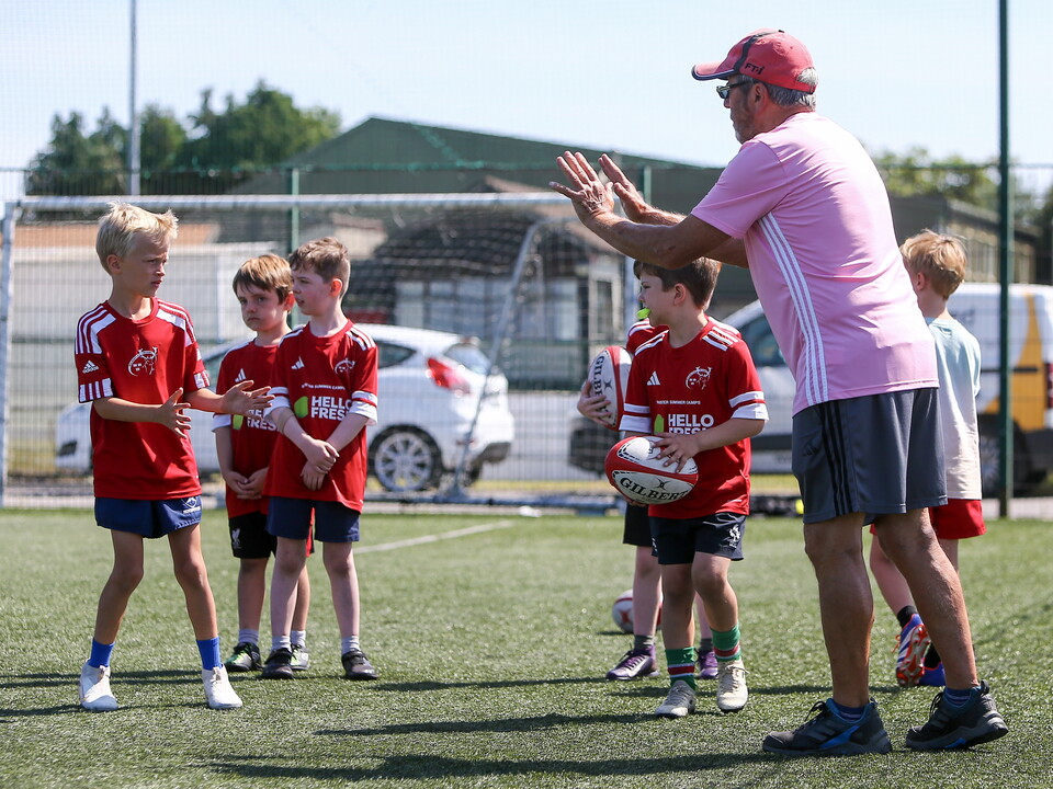 A view of a Munster Rugby Summer Camp at Highfield RFC