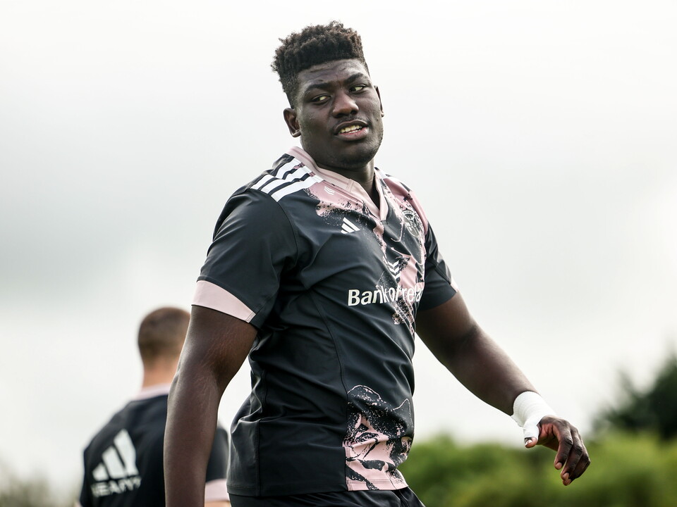 A view of Edwin Edogbo at training